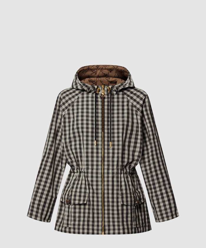 [LOUIS VUITTON-루이비통]체크 후디드 파카 1AGNEU