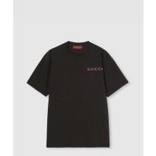 [GUCCI-구찌]프린트 코튼 저지 티셔츠 796395