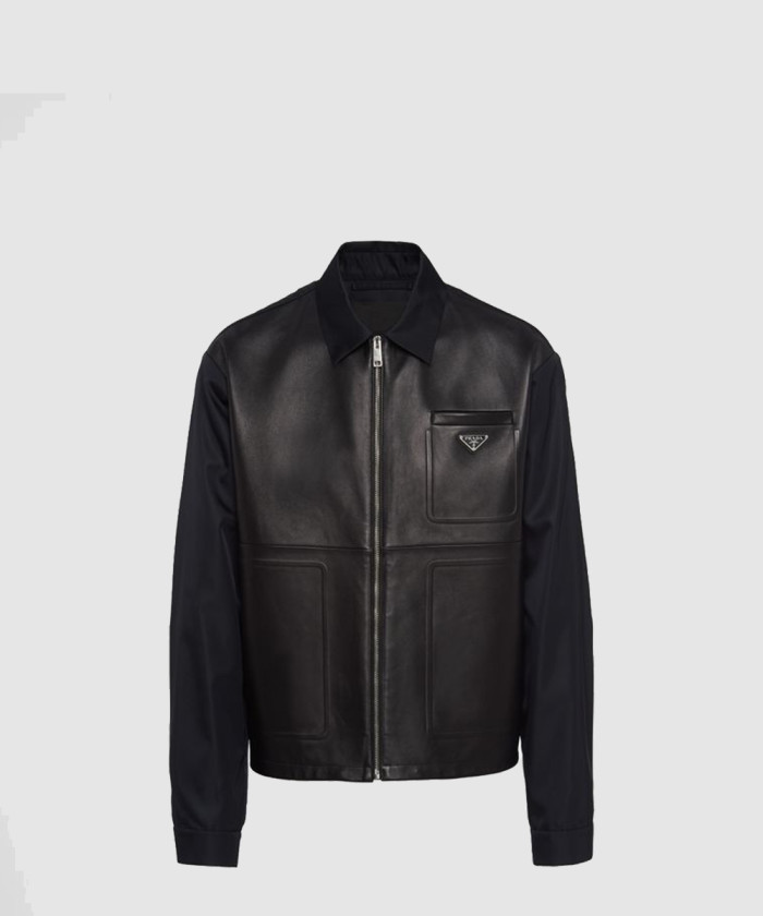 [PRADA-프라다]리나일론 레더 자켓 SGC182