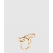 [DIOR-디올]리본 파베 세팅 크리스털 반지 R2320