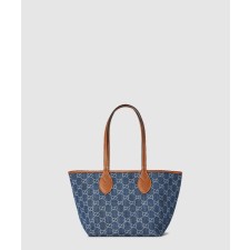 [GUCCI-구찌]미디엄 토트백 블루 데님 820496