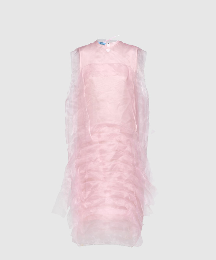 [PRADA-프라다]테크니컬 보일 드레스 P3M57