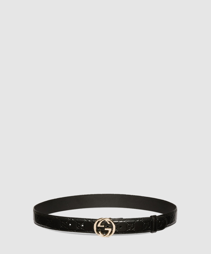 [GUCCI-구찌]SSIMA 30 레더 벨트 813008