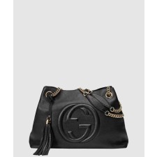 [GUCCI-구찌]GG 레더 태슬 소호 숄더백 308982