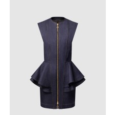 [LOUIS VUITTON-루이비통]데님 플라운스 드레스 1AHGXZ