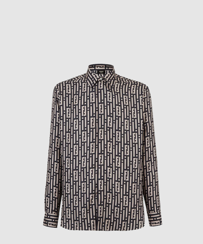 [FENDI-펜디]컬러 블록 멀버리 실크 셔츠 FS1038