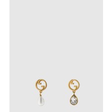 [GUCCI-구찌]블론디 크리스털 펄 귀걸이 797593