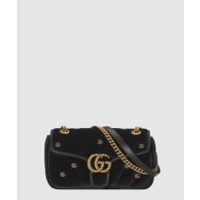 [GUCCI-구찌]GG 마몽 벨벳 스몰 숄더백 443497