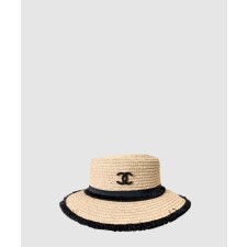 [CHANEL-샤넬]밀짚모자 선캡 AA8652