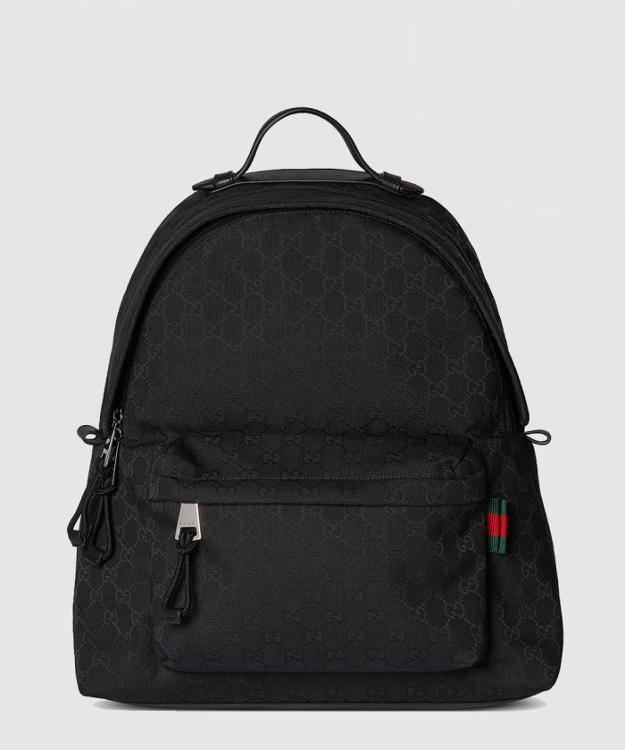 [GUCCI-구찌]웹(Web) 디테일의 미디엄 GG 백팩 824624