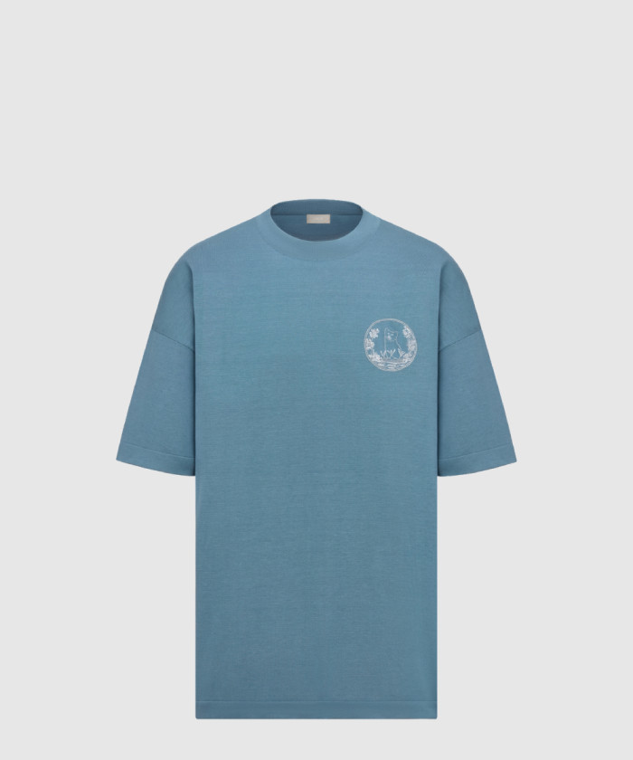 [DIOR-디올]AND HYLTON NEL 니트 티셔츠 583M6