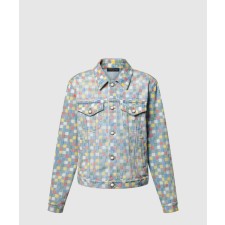 [LOUIS VUITTON-루이비통]다미에 데님 트러커 재킷 1AHBE4