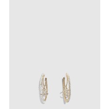 [CHANEL-샤넬]진주 크리스털 원형 귀걸이 AB3193