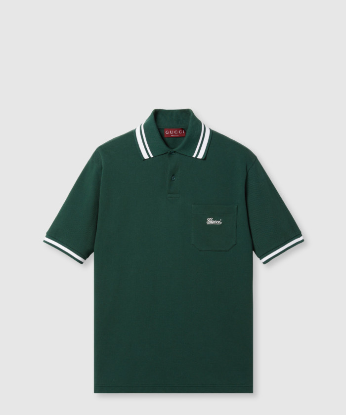 [GUCCI-구찌]코튼 피케 폴로 셔츠 784422