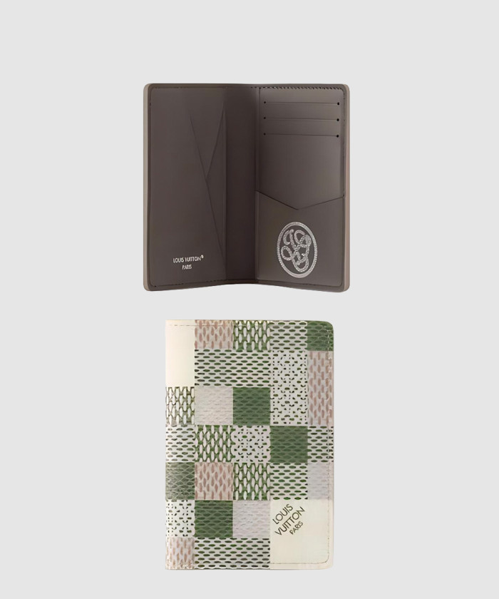 [LOUIS VUITTON-루이비통]체크 코팅 캔버스 카드 지갑 N00109