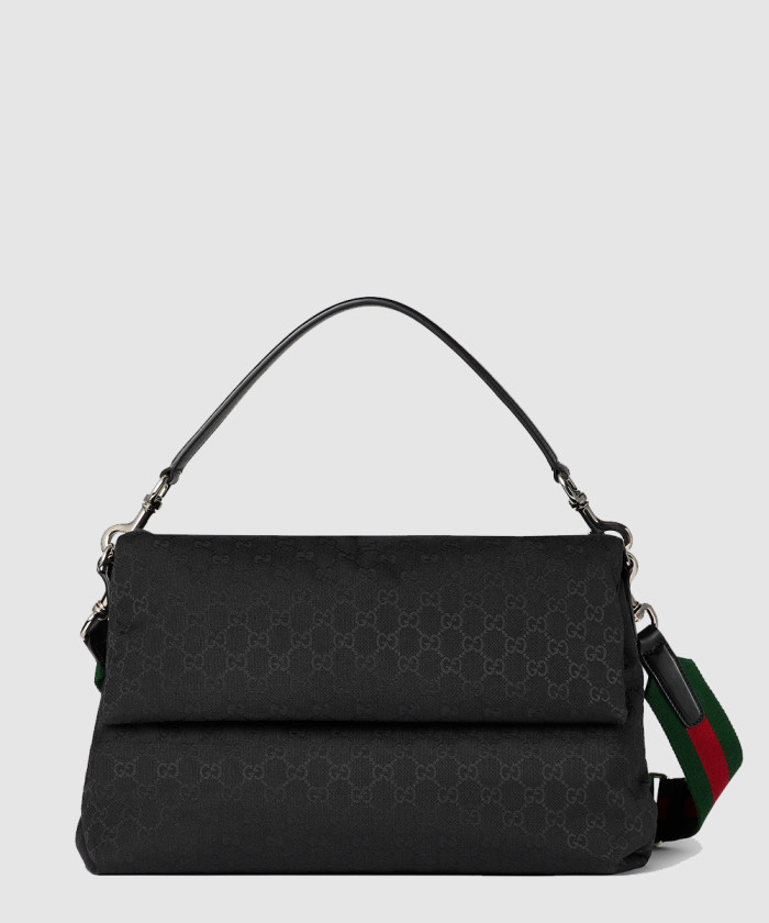 [GUCCI-구찌]웹 디테일의 미디엄 GG 크로스백 ‎821616