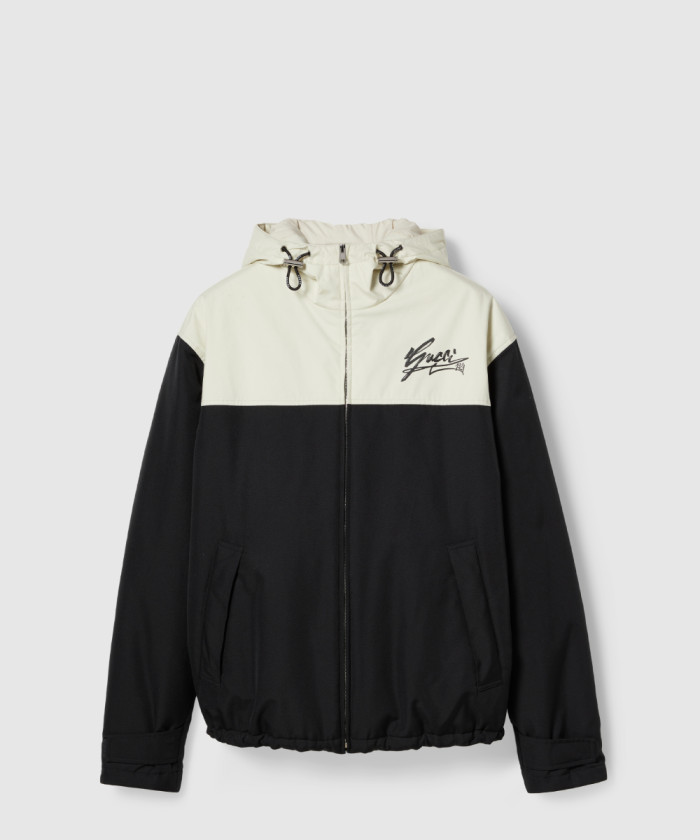 [GUCCI-구찌]테크니컬 코튼 캔버스 후드 재킷 787197