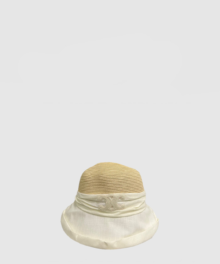 [CELINE-셀린느]밀짚모자 선캡 2A95U4