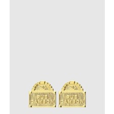 [CHANEL-샤넬]듀얼 C 메탈 귀걸이 AB8749