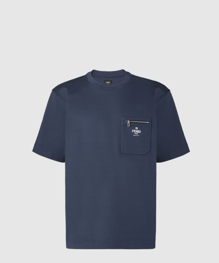 [FENDI-펜디]코튼 티셔츠 FY0936