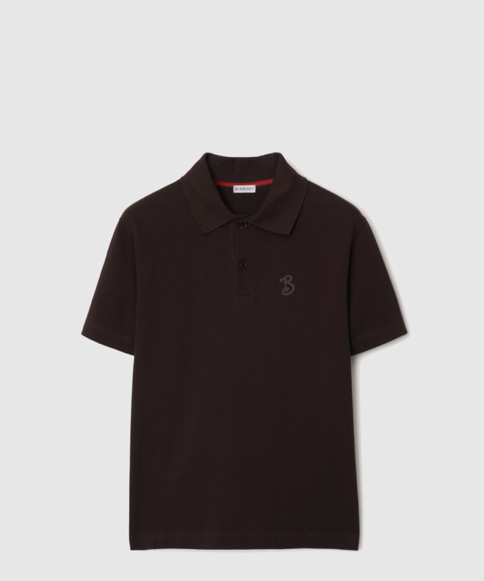 [BURBERRY-버버리]세르펜티 B 모티프 코튼 폴로 셔츠 81013711