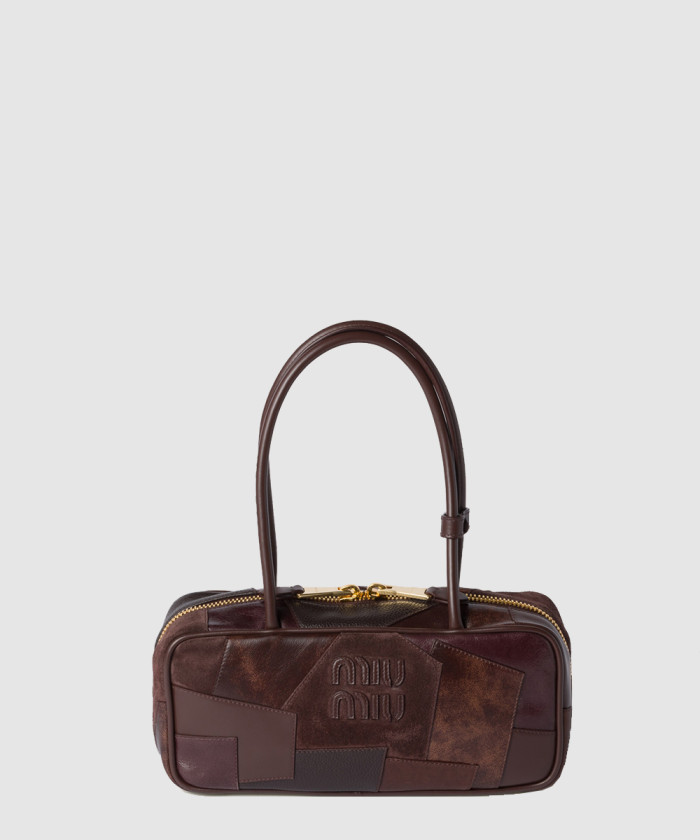 [MIUMIU-미우미우]보 가죽 패치워크백 5BB173