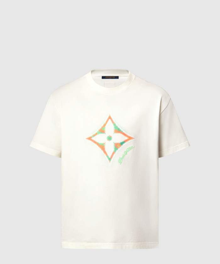 [LOUIS VUITTON-루이비통]모노그램 플라워 3D 그라디언트 프린트 티셔츠 1AGTRH