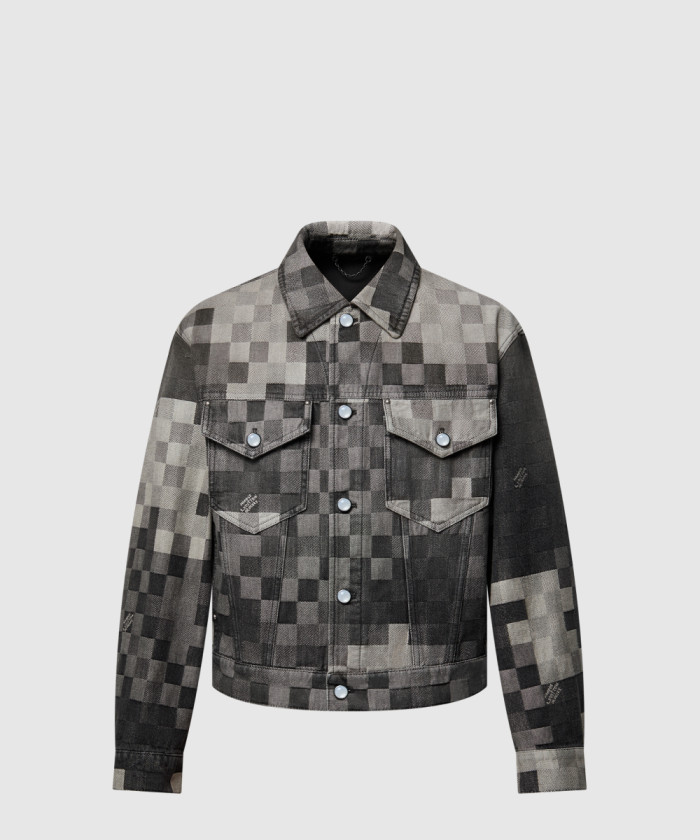 [LOUIS VUITTON-루이비통]다모플라주 클래식 데님 재킷 1AHEBF