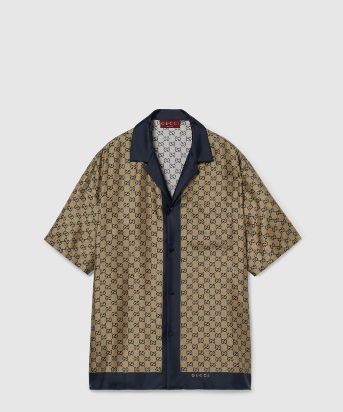 [GUCCI-구찌]프린트 실크 셔츠 794907