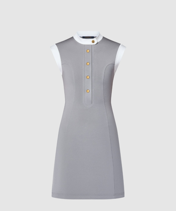 [LOUIS VUITTON-루이비통]테크니컬 저지 컬러 블록 드레스 1AGNPZ