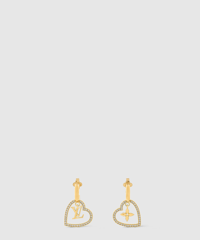 [LOUIS VUITTON-루이비통]마이 LV 하트 귀걸이 M02308