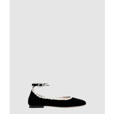 [ROGER VIVIER-로저비비에]펄 소프트 볼 플랫 슈즈 7434