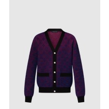 [LOUIS VUITTON-루이비통]옵티컬 모노그램 자카드 가디건 1AGTKS