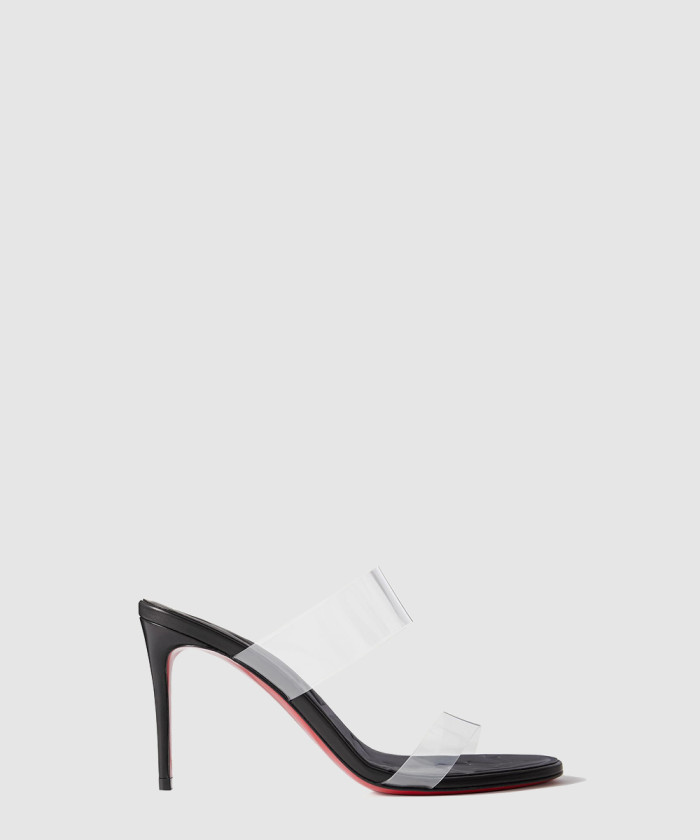 [LOUBOUTIN-루부탱]저스트 루비 85 PVC 뮬 1231055