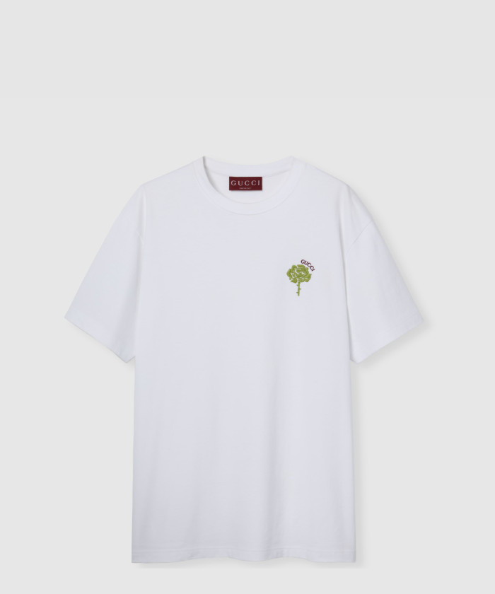 [GUCCI-구찌]코튼 저지 자수 티셔츠 796395