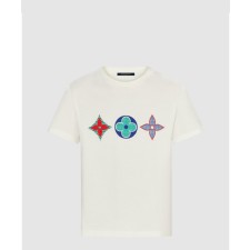 [LOUIS VUITTON-루이비통]모노그램 플라워 디테일 티셔츠 1A7WIF