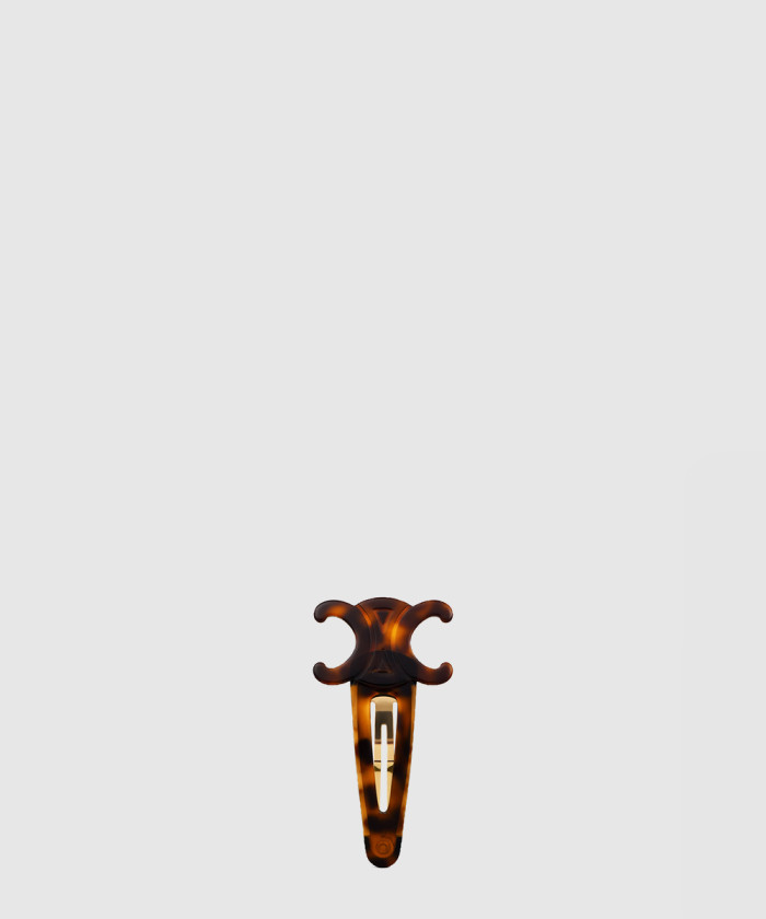 [CELINE-셀린느]라지 트리옹프 스냅 헤어 클립 460PT6