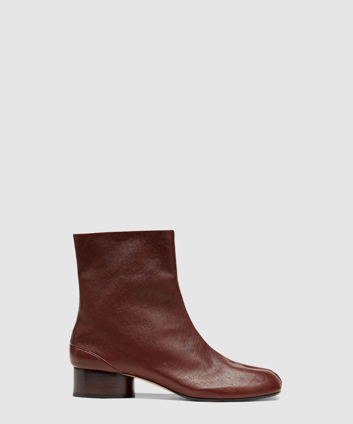 [MARGIELA-마르지엘라]Tabi 빈티지 가죽 발목 부츠 T2148