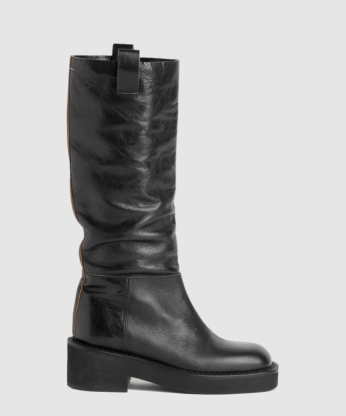 [MARGIELA-마르지엘라]무릎 높은 부츠 T8013