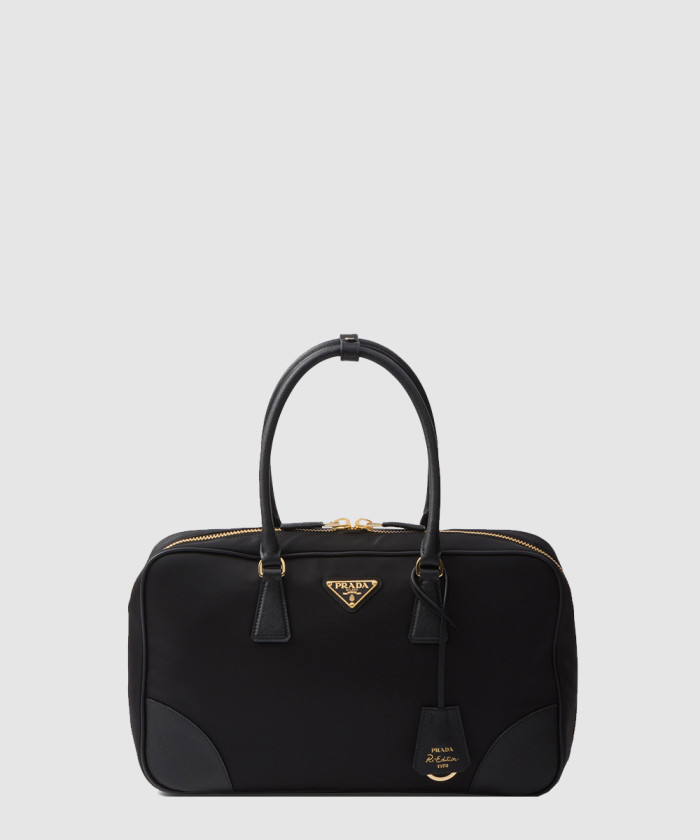 [PRADA-프라다]리에디션 1978 미디엄 리나일론 및 사피아노 가죽 투핸들백 1BB114