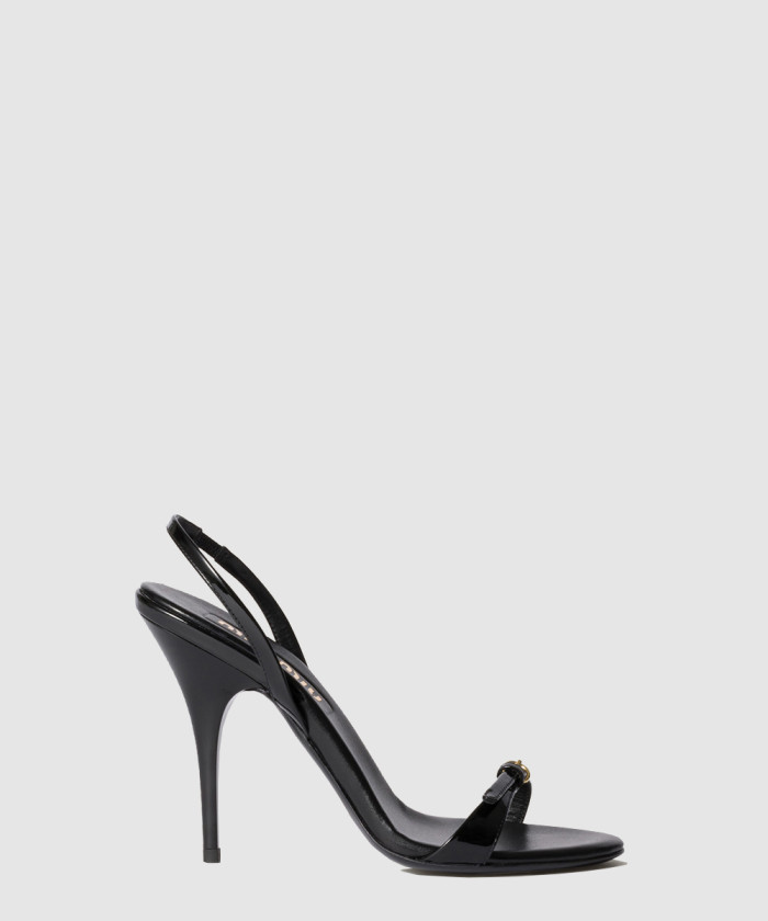 [MIUMIU-미우미우]에나멜 가죽 샌들 5X343E