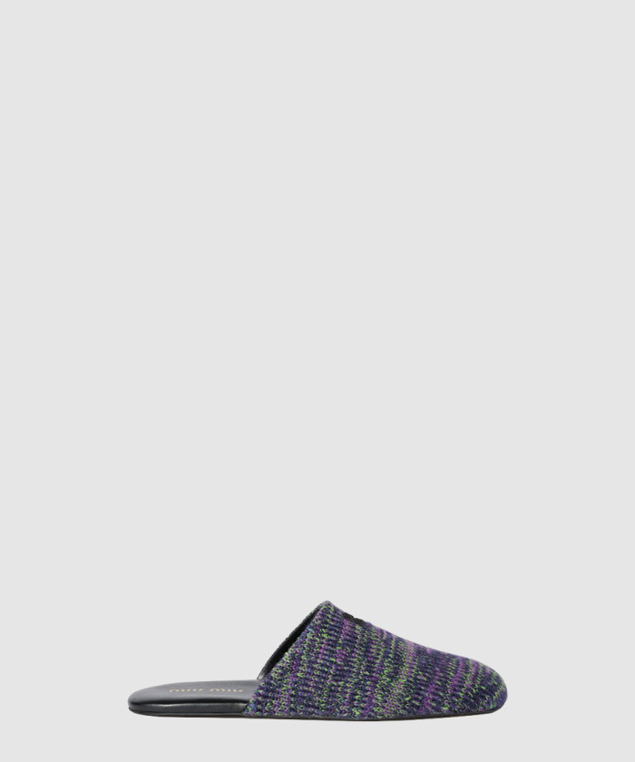 [MIUMIU-미우미우]울 슬리퍼 5S368E