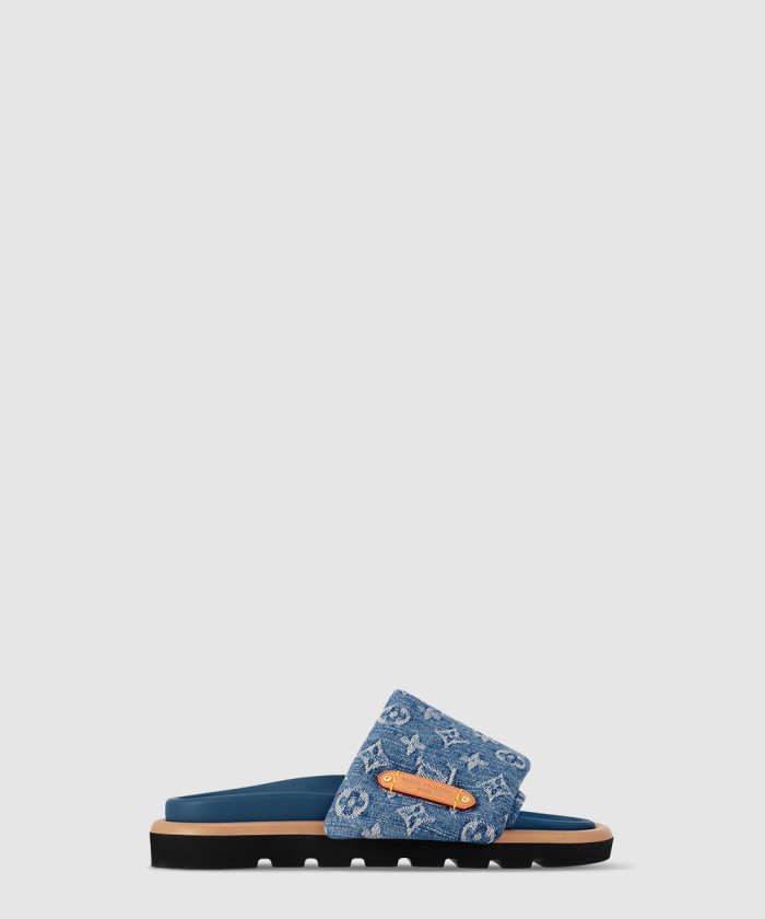 [LOUIS VUITTON-루이비통]풀 필로우 플랫 컴포트 뮬 1ACJVJ