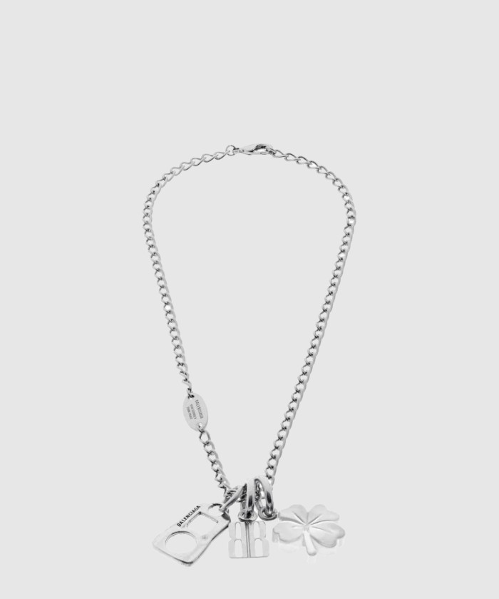 [BALENCIAGA-발렌시아가]캐러셀 클로버 컬렉터 목걸이 833168