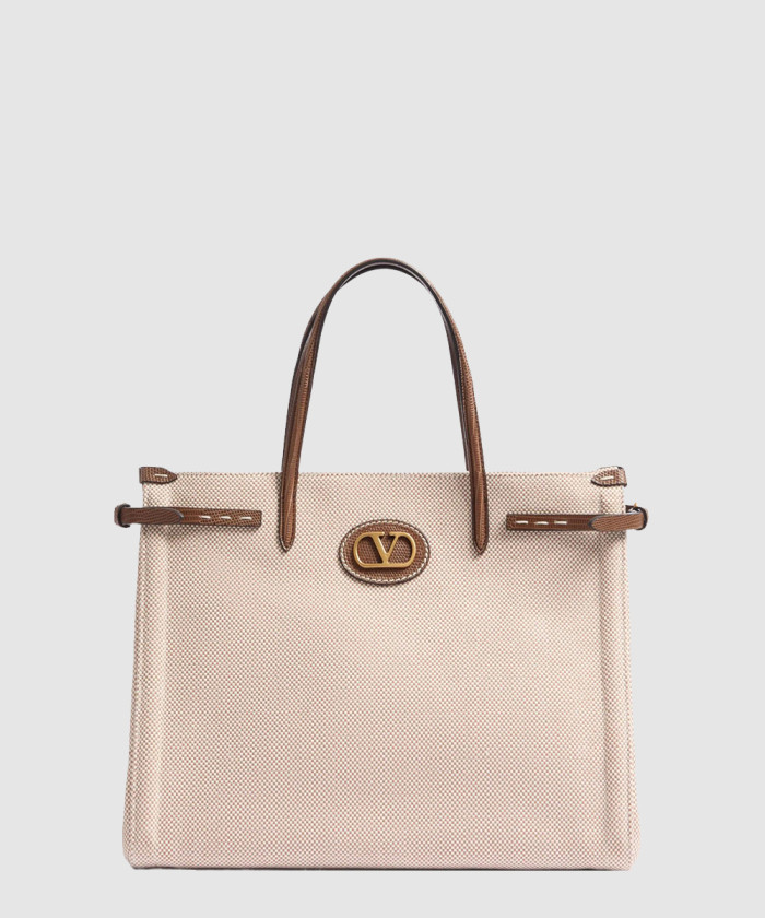 [VALENTINO-발렌티노]가라바니 앙티브 미디엄 카프스킨 쇼퍼백