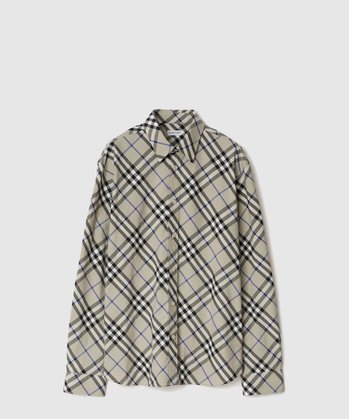 [BURBERRY-버버리]체크 코튼 셔츠 80876361
