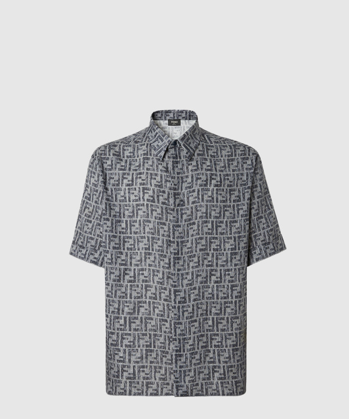 [BURBERRY-버버리]탑스티치 블루 FF 데님 셔츠 FS0795