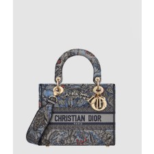 [DIOR-디올]레이디백 램스킨 미듐 M0565