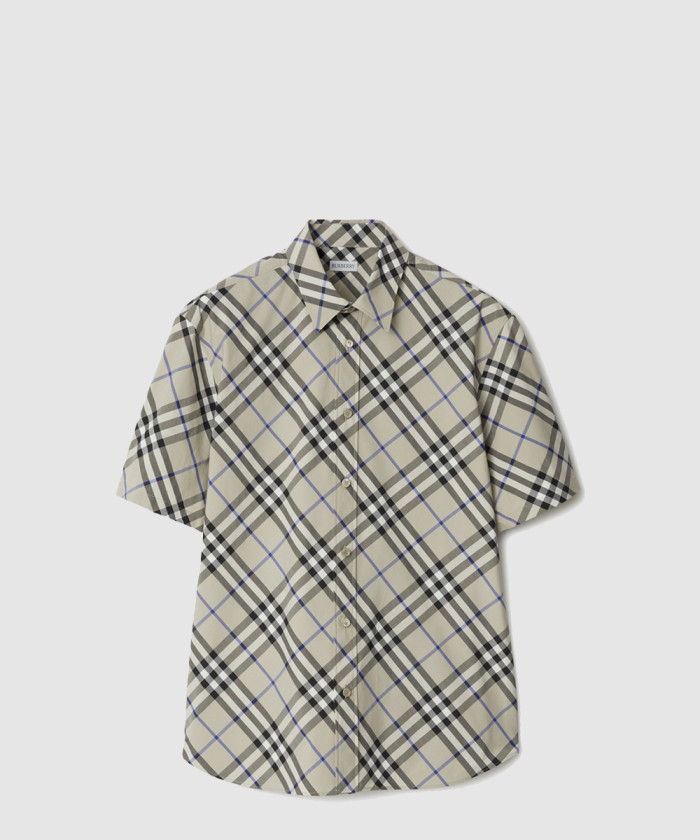 [BURBERRY-버버리]체크 코튼 셔츠 80876391