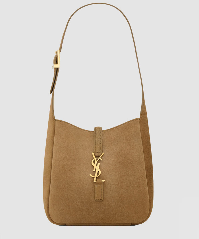 [SAINT LAURENT-생로랑]스웨이드 소재의 유연한 le 5 à 7 베이비백 809461